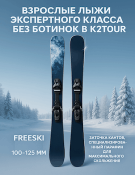 Прокат экспертных и фрирайдных лыж K2TOUR в Шерегеше